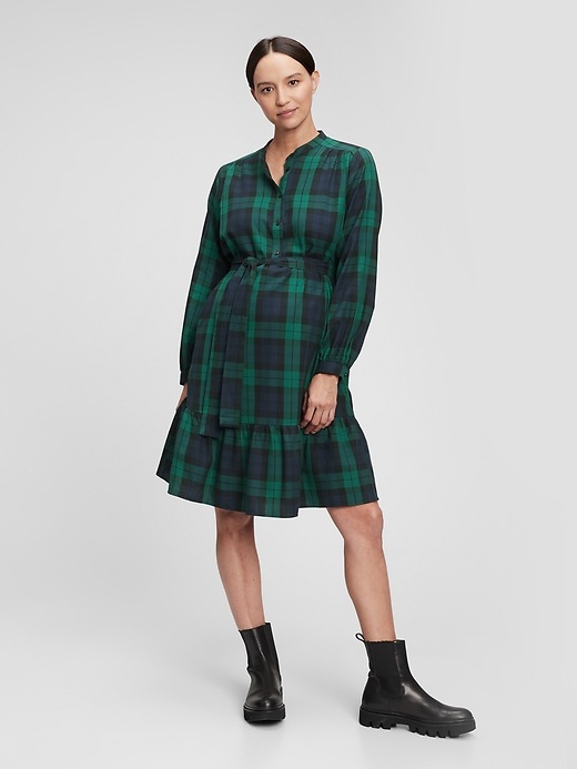 Image number 1 showing, Maternity Flannel Dress