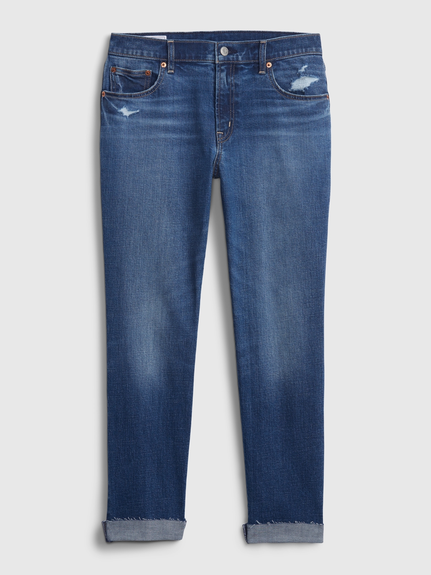 Gap Dark Wash Blue Stretch Girlfriend Washwell Jeans (4-16yrs)