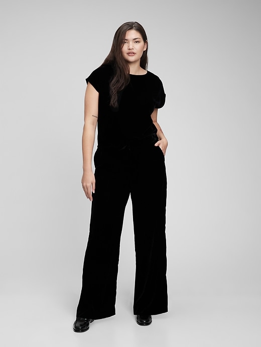 Gap velvet pants online