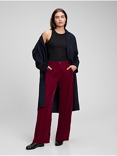 gap velvet trousers