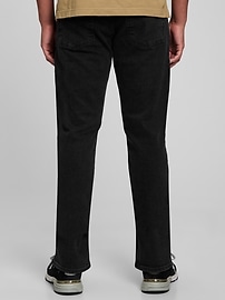 NWT Gap Soft Flex Black Denim Jeans Mens Sz 28 / 30 Slim Gapflex NEW