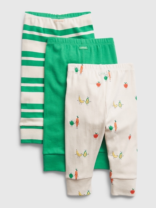 Image number 2 showing, Baby Print Pull-On Pants (3-Pack)