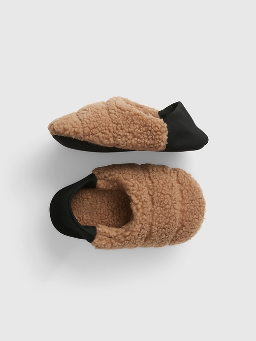View large product image 1 of 1. Kids' Sherpa Slippers