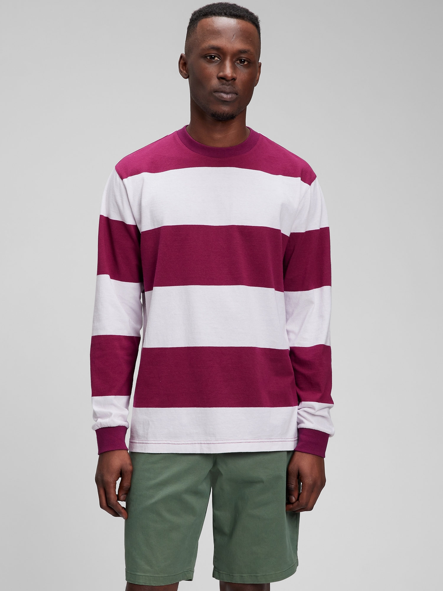 gap cotton long sleeve tee