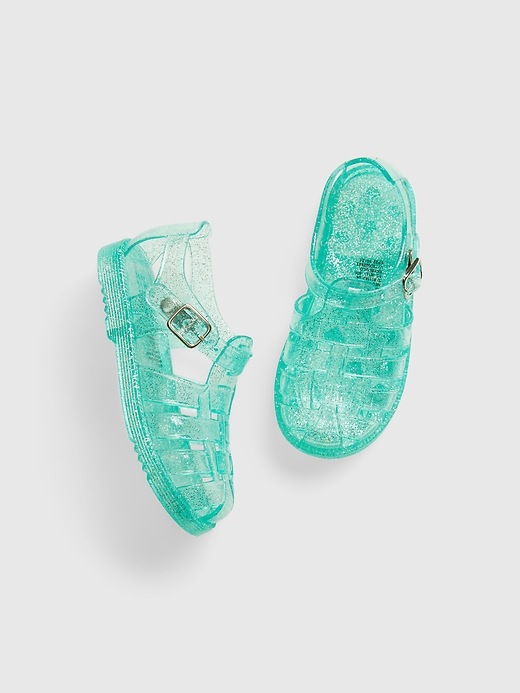 Toddler Glitter Jelly Sandals Gap