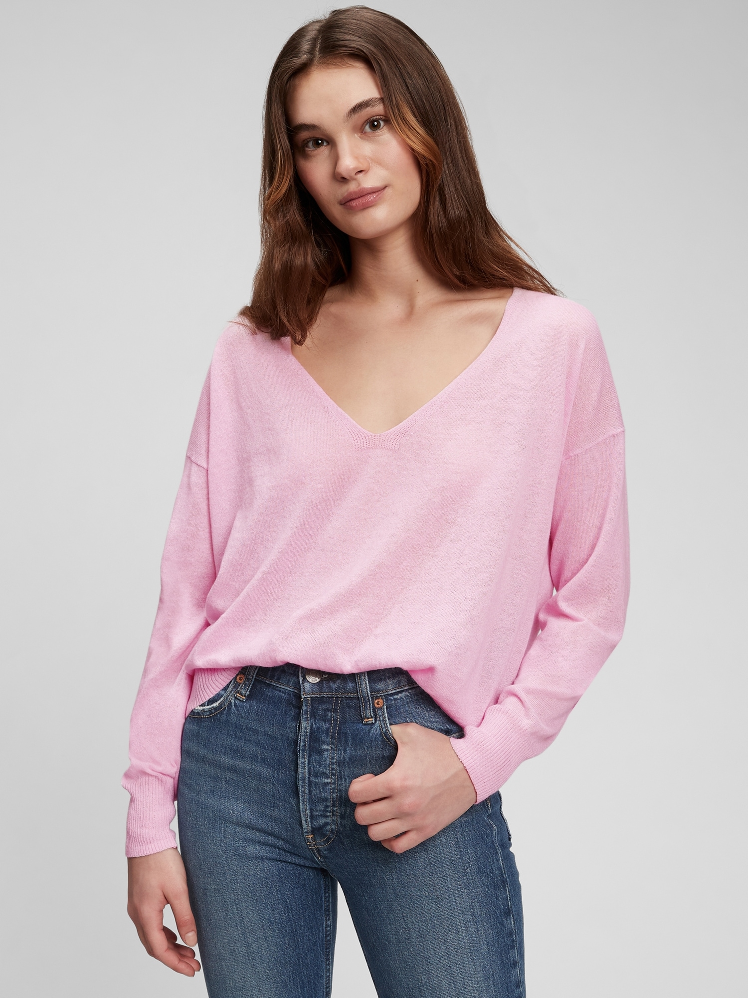 Gap v neck sweater on sale women's