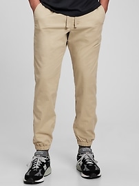 Slim Canvas Joggers with GapFlex Gap