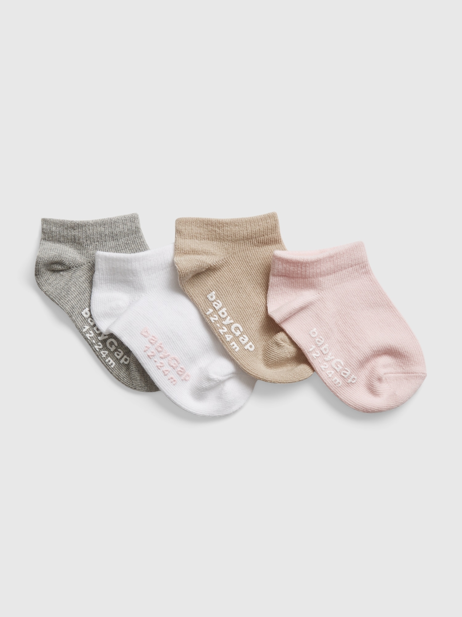 Gap Babies' Toddler No Show Socks (4-pack) In Multi
