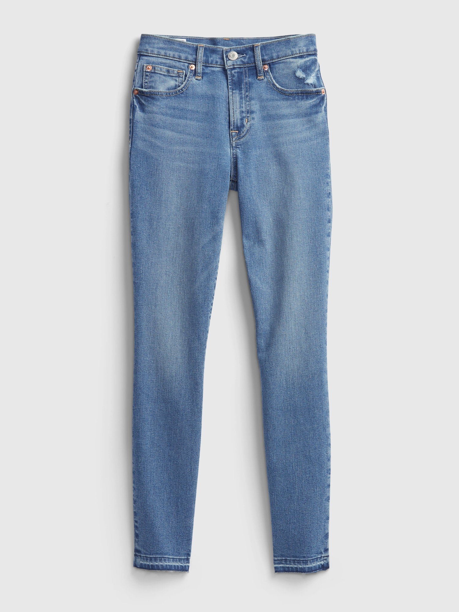 Mid Rise True Skinny Jeans with Washwell Gap