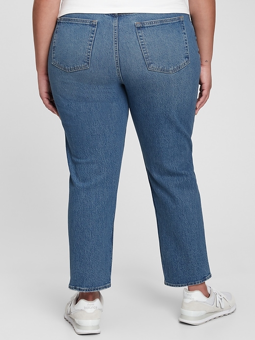 Image number 5 showing, Sky High Rise Cheeky Straight Jeans
