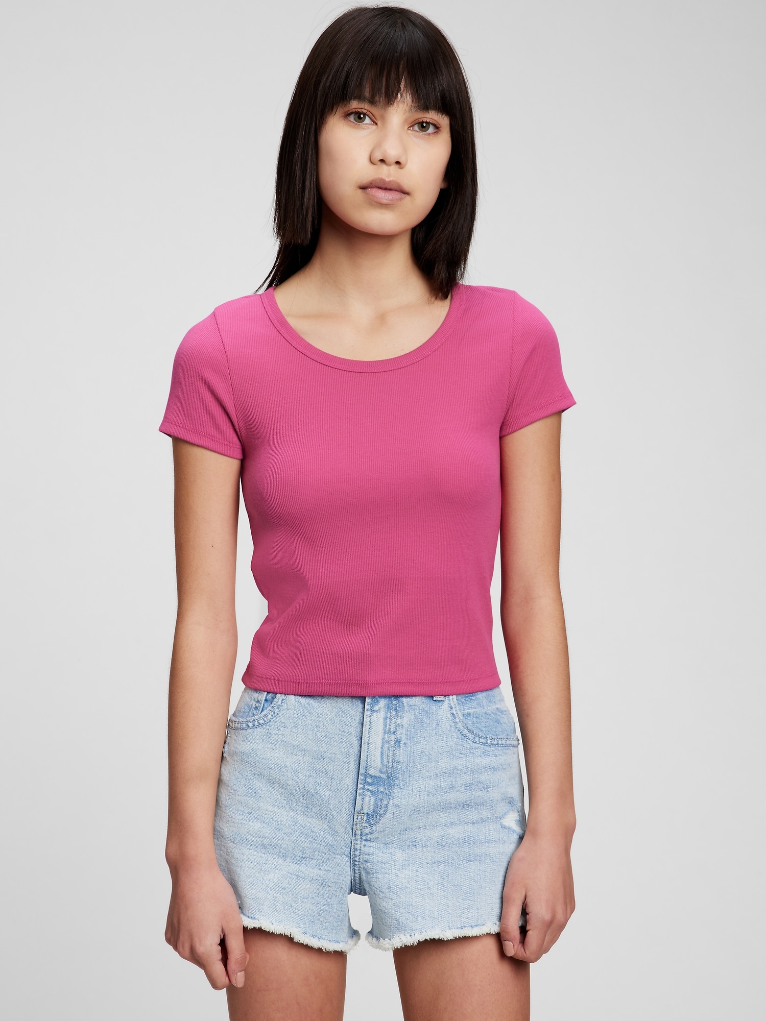 gap ribbed tee