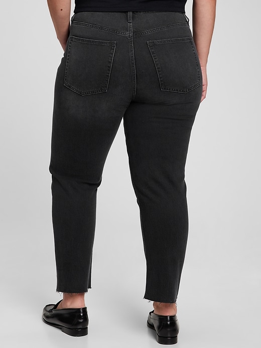 Image number 7 showing, Sky High Rise Cheeky Straight Jeans