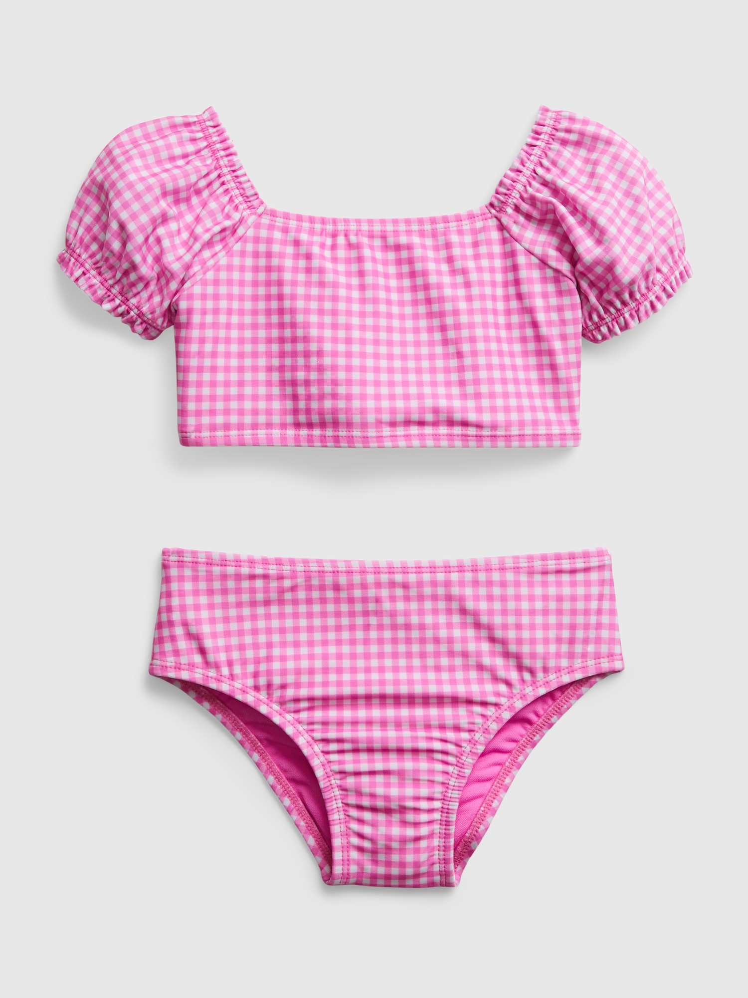 Toddler Recycled Gingham Swim Two Piece