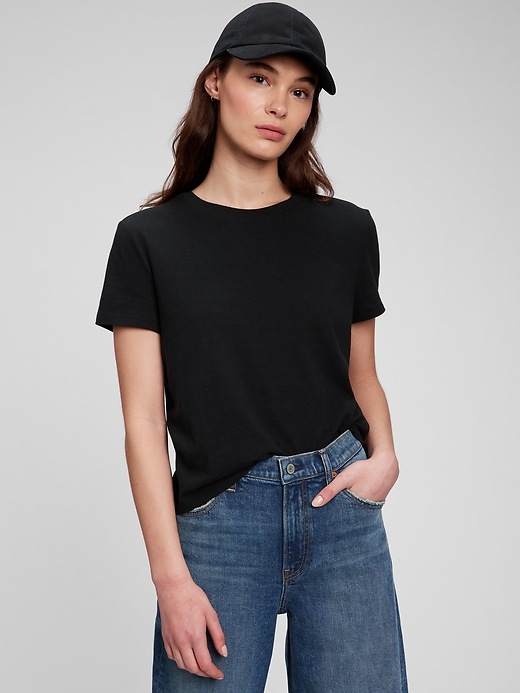 gap shrunken t shirt