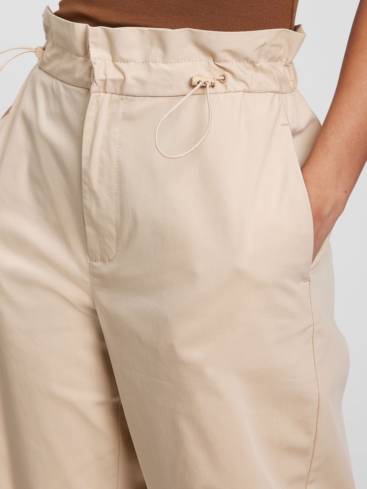 gap paperbag waist pants