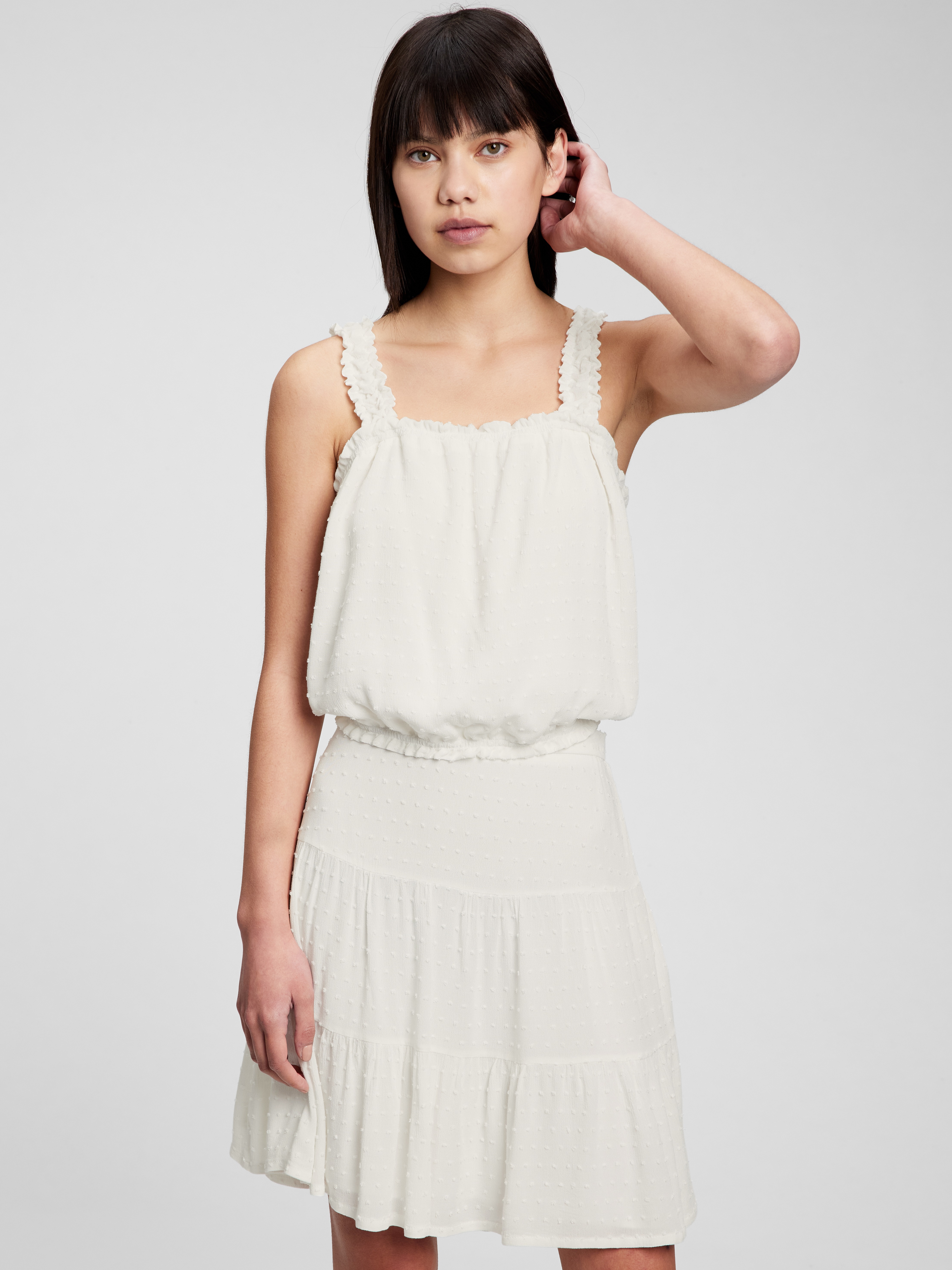 gap ruffle tank