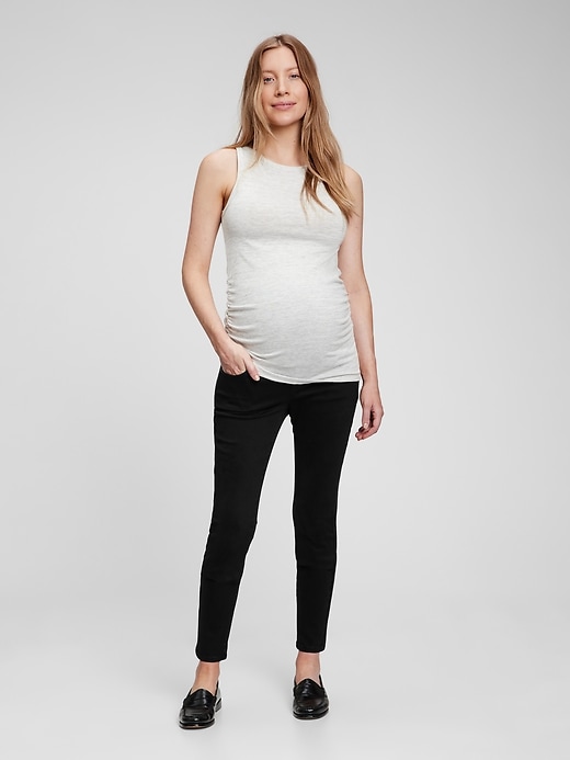 View large product image 1 of 1. Maternity Full Panel Favorite Jeggings