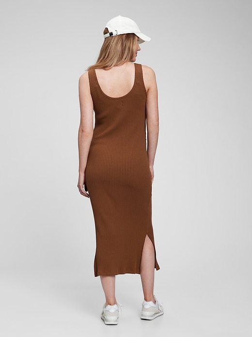 Image number 2 showing, Maternity Rib Tank Dress