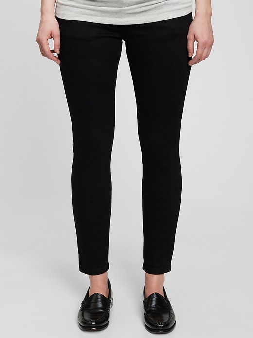 Image number 5 showing, Maternity True Waistband Full Panel True Skinny Jeans