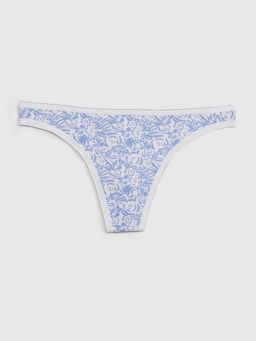 View large product image 1 of 1. Stretch Cotton Thong