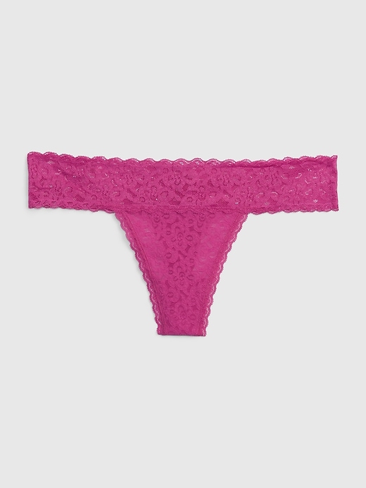 Image number 1 showing, Lace Thong