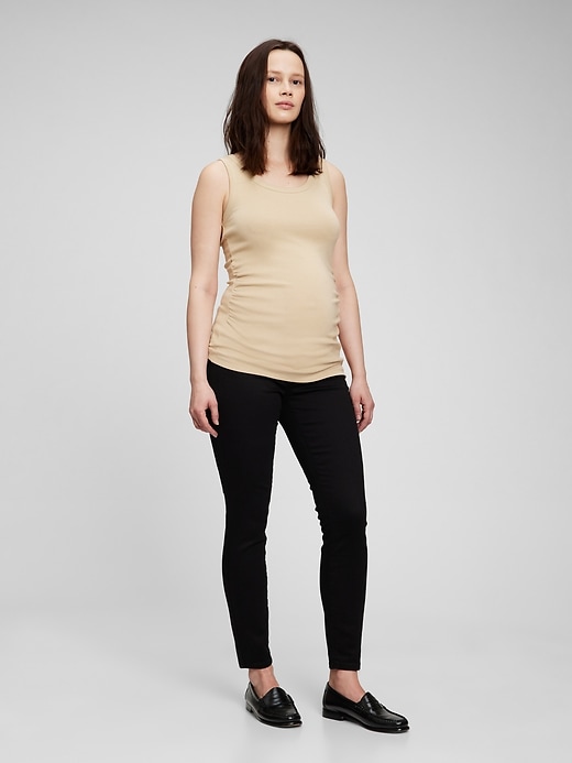 Gap Maternity Dark Indigo Inset Panel Skinny Jeans w/ Washwell 28