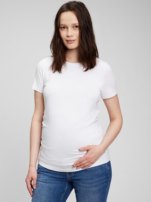 View large product image 1 of 1. Maternity Vintage Crewneck T-Shirt