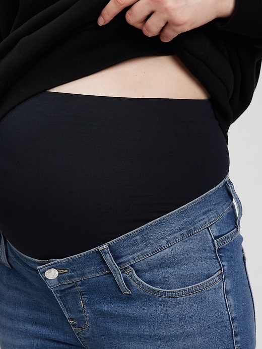 Image number 3 showing, Maternity True Waistband Full Panel True Skinny Jeans