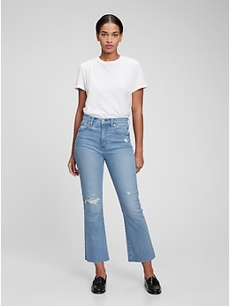 gap high rise crop