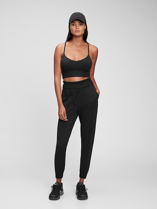 Gapfit brushed 2024 jersey crop jogger