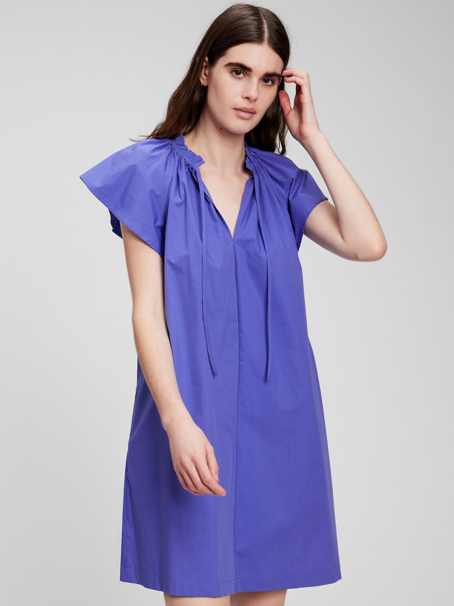 gap flutter sleeve dress