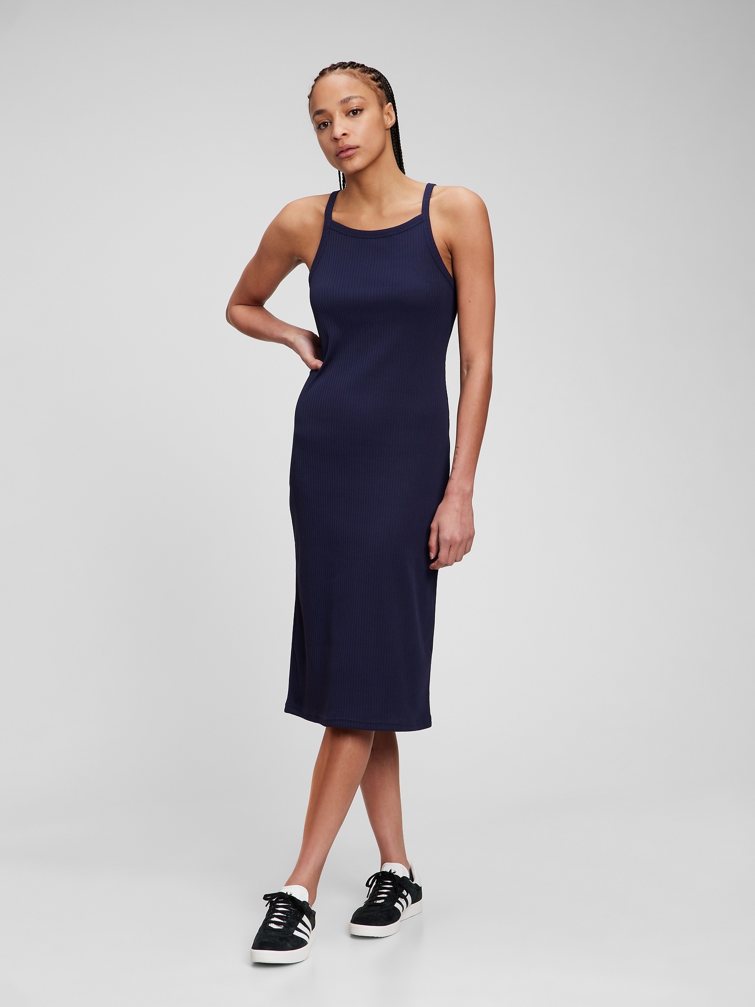 gap tank midi dress