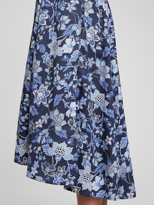 Image number 3 showing, Hi-Low Pull-On Midi Skirt