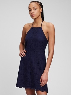 gap halter neck dress