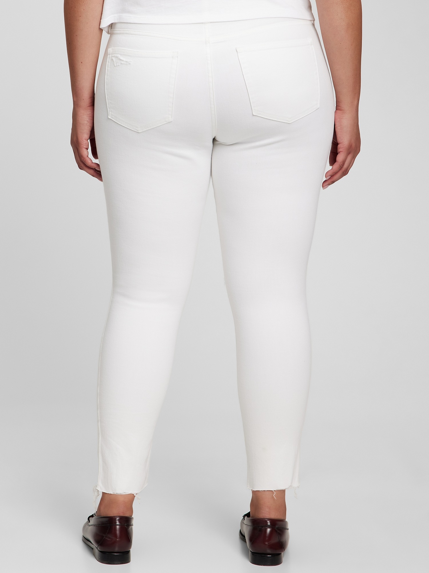 Mid Rise True Skinny Jeans With Washwell Gap