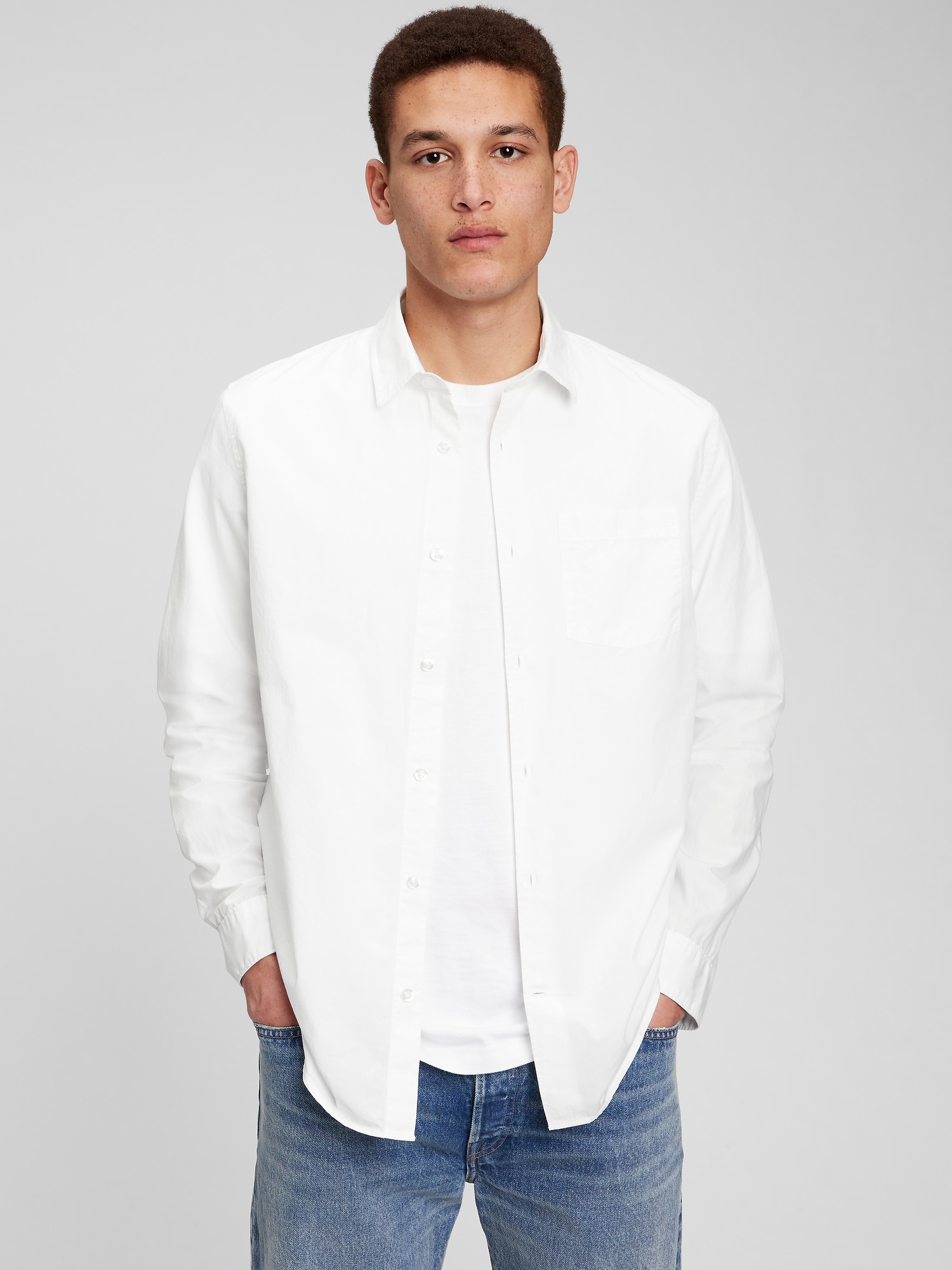 gap poplin shirt