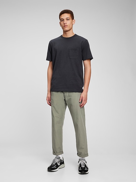 View large product image 1 of 1. Lightweight Slim Taper Pull-On Pants
