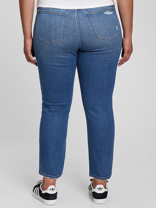 Image number 5 showing, Sky High Rise Vintage Slim Jeans with Washwell