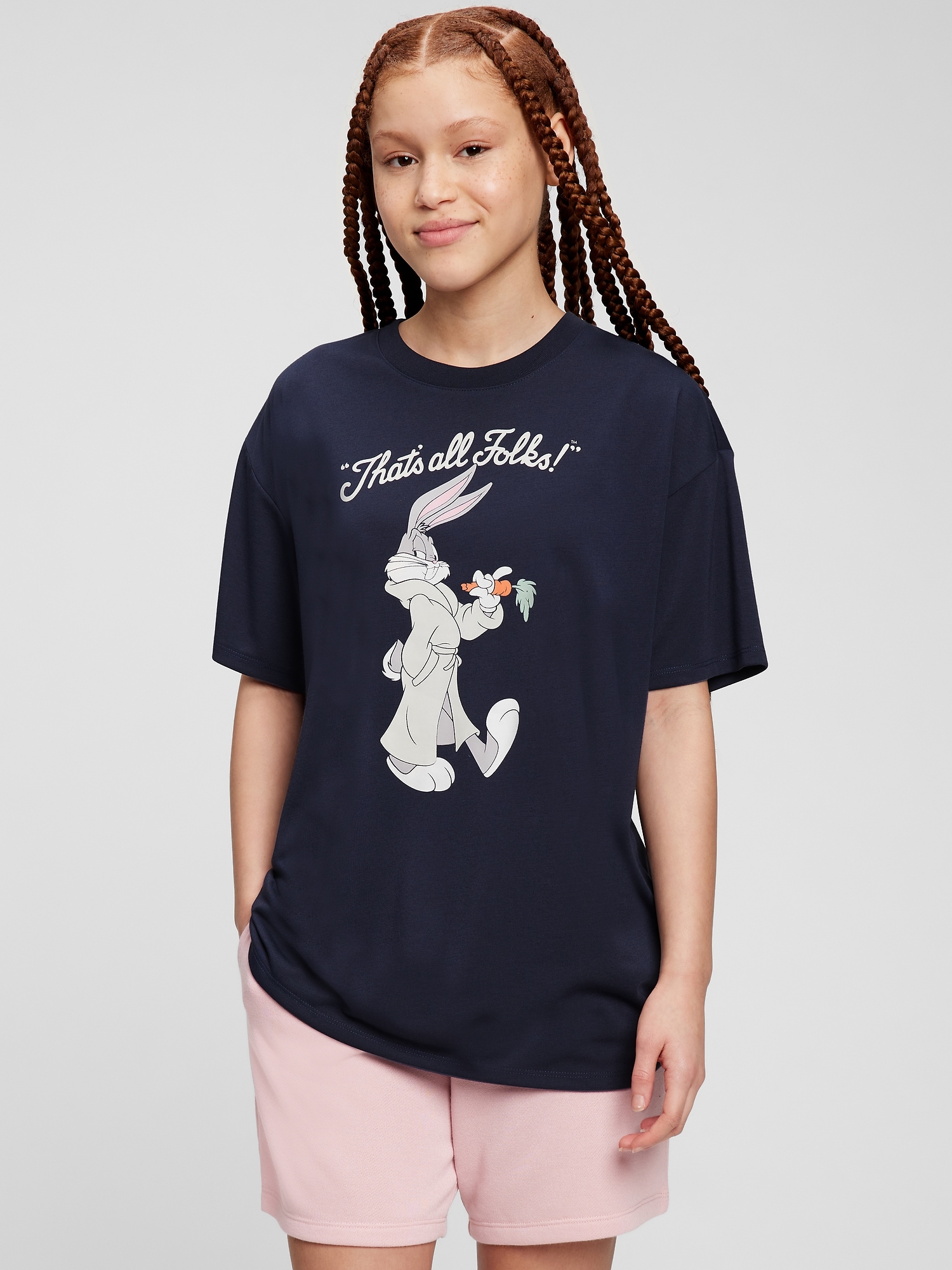 Teen | WB™ 100% Recycled Looney Tunes Oversized PJ Set