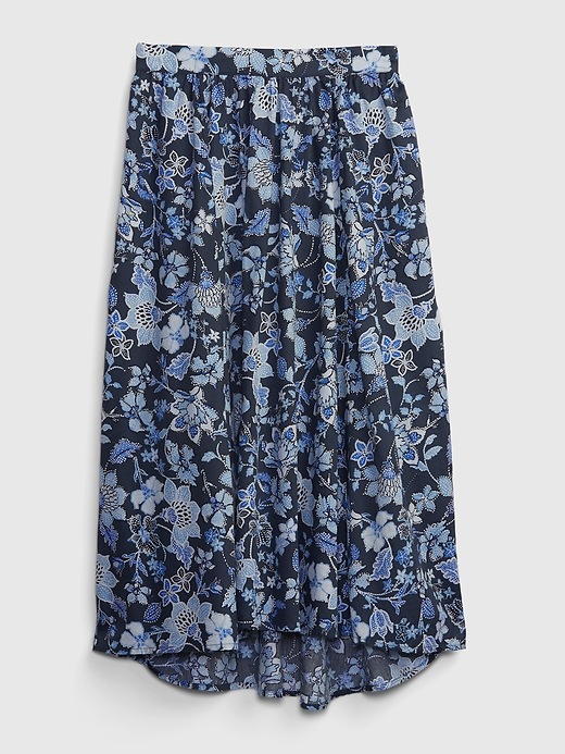 Image number 6 showing, Hi-Low Pull-On Midi Skirt