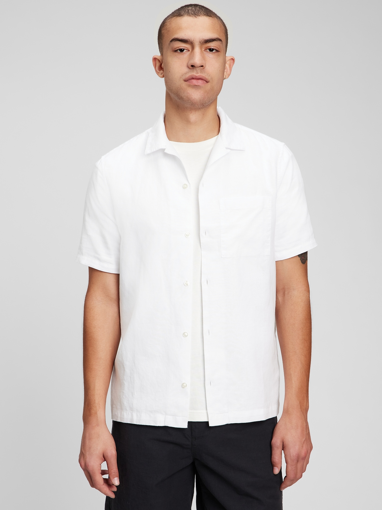 Resort Shirt in Linen-Cotton | Gap