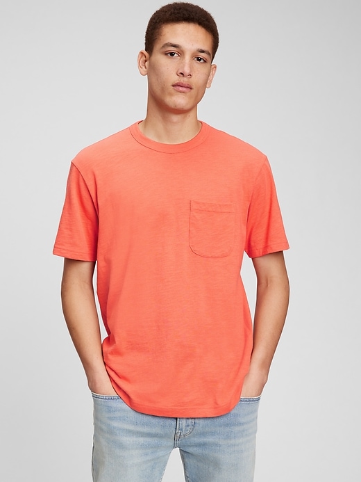 View large product image 1 of 1. Classic Fit Slub Pocket T-Shirt