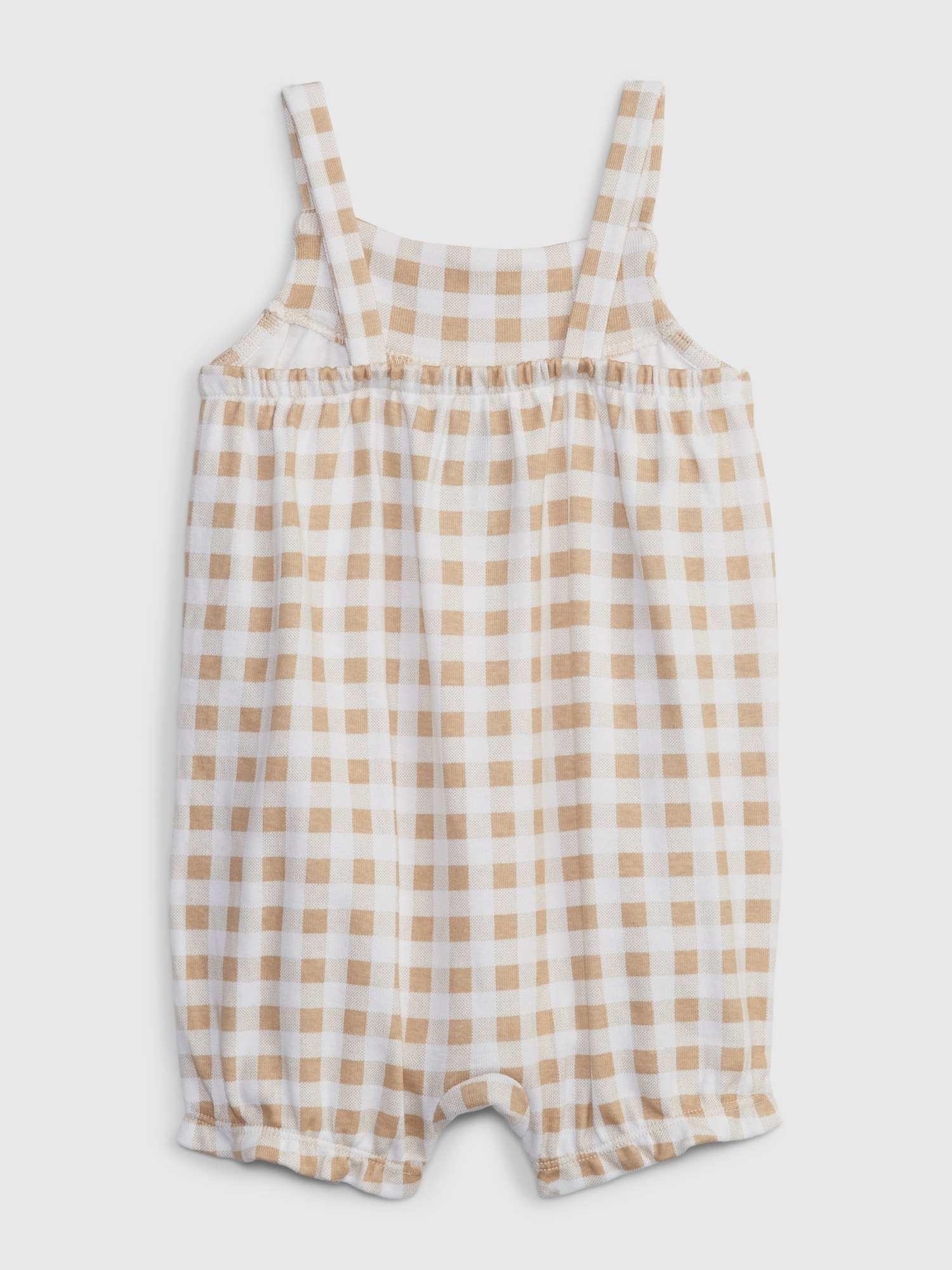 Baby First Favorite 100% Organic Cotton Gingham Shorty One-Piece | Gap