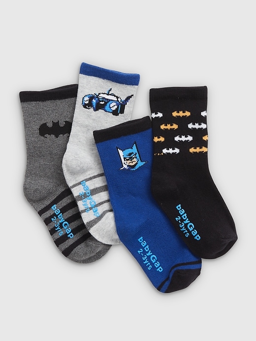View large product image 1 of 1. babyGap &#124 DC&#153 Batman Socks (4-Pack)