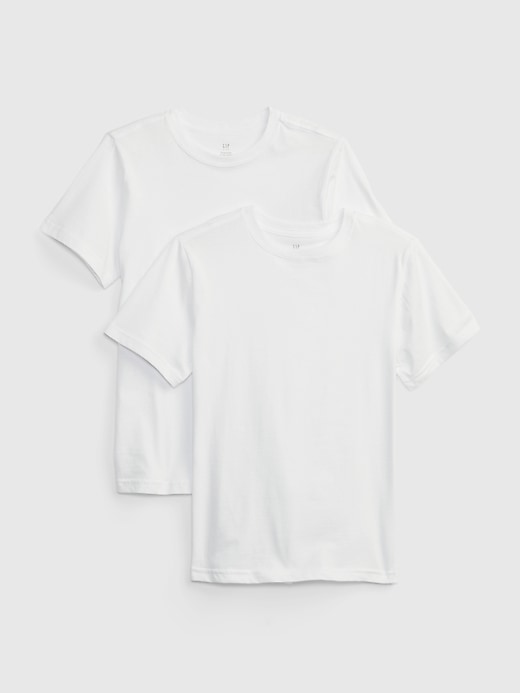 View large product image 1 of 1. Kids Organic Cotton Undershirt (2-Pack)