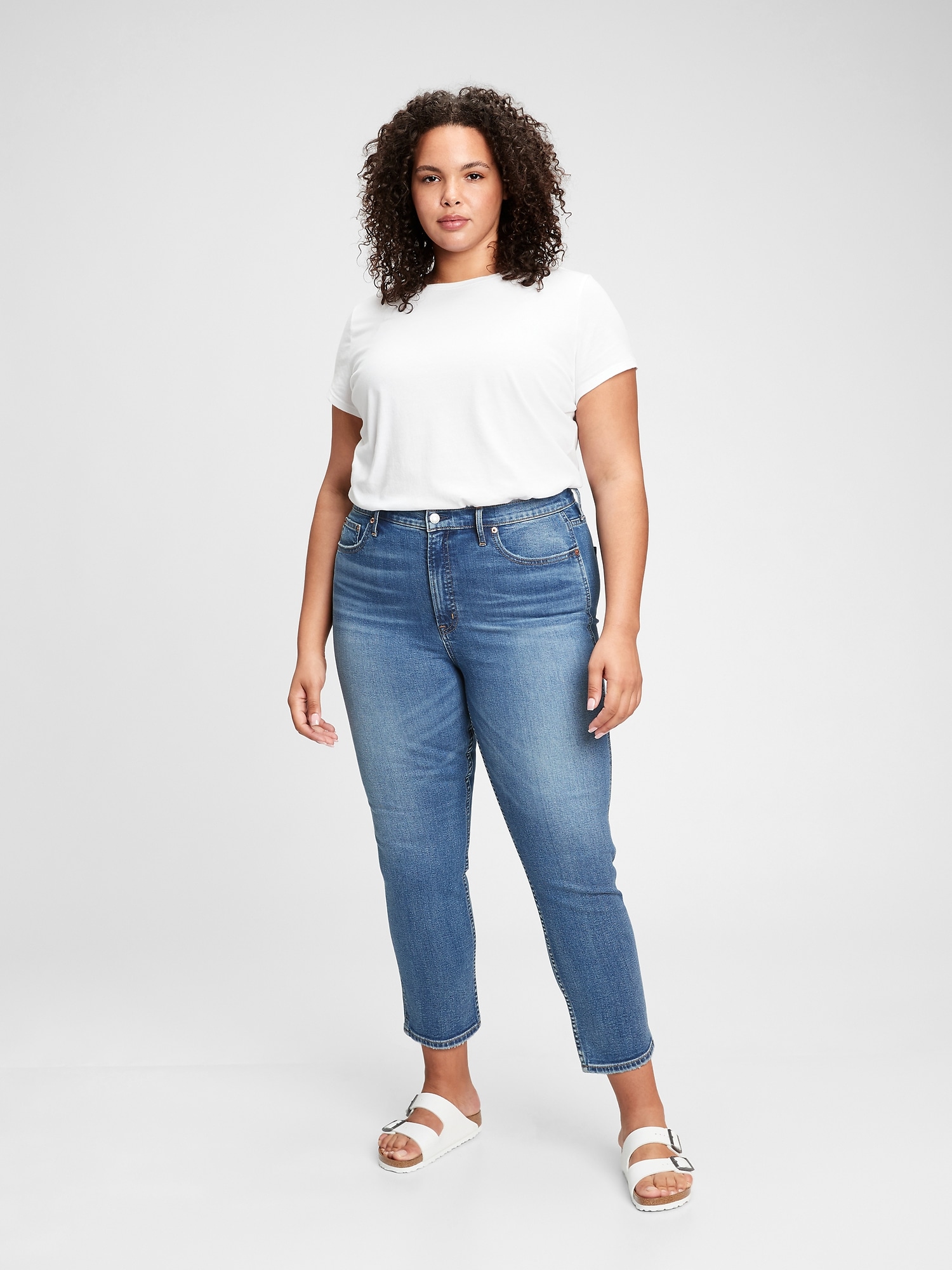 High Rise Vintage Slim Jeans With Washwell | Gap