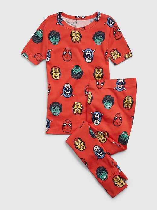 Image number 1 showing, GapKids &#124 Marvel 100% Organic Cotton Print PJ Set