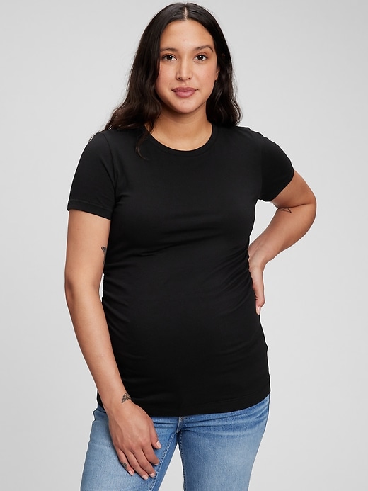 View large product image 1 of 1. Maternity Vintage Crewneck T-Shirt