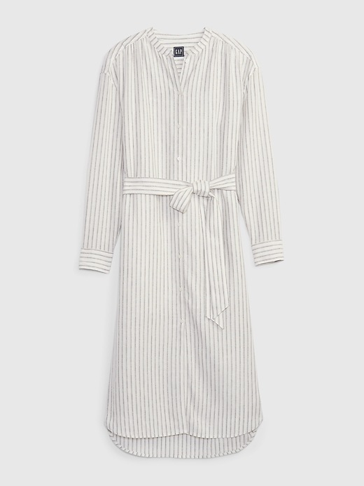 Image number 6 showing, Linen Blend Belted Shirtdress