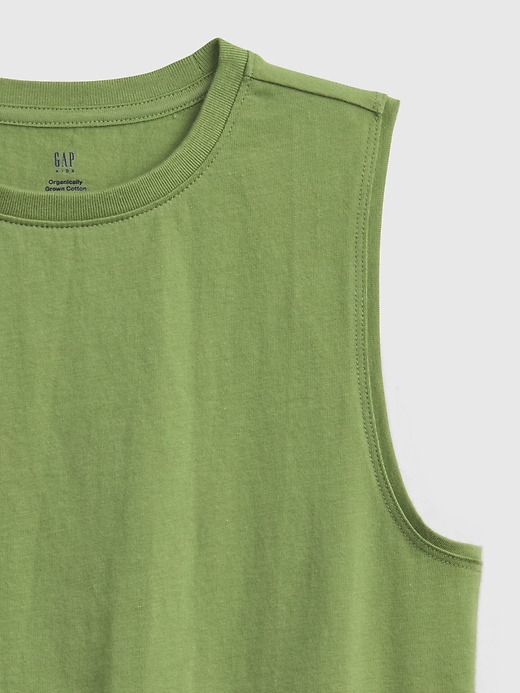 Image number 3 showing, Kids Organic Cotton Muscle Tank Top